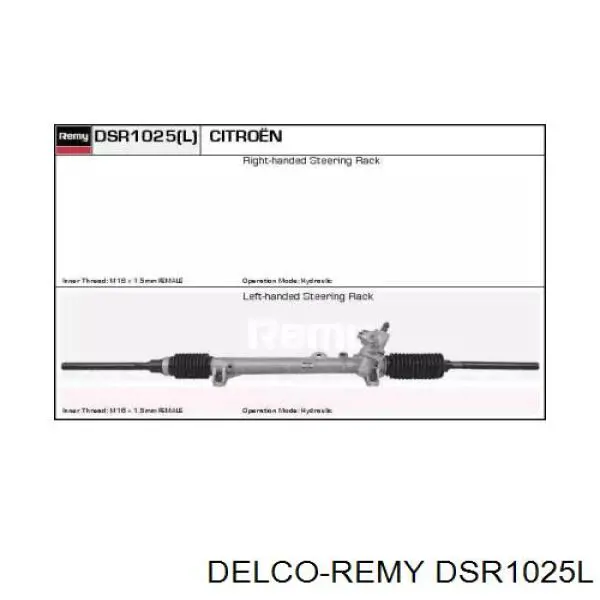 Рульова рейка CI9202R AGR
