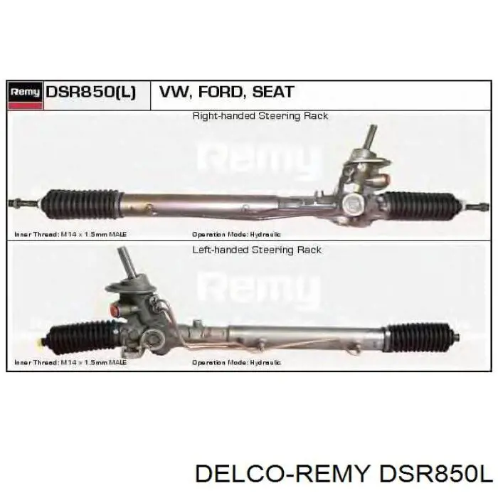 Рульова рейка FO9210R AGR
