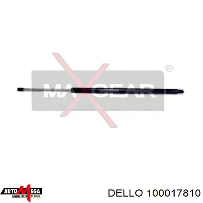 100017810 Dello/Automega Амортизатор кришки багажника / двері 3/5-ї задньої
