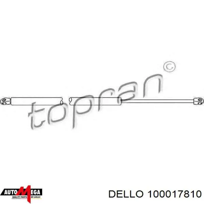 100017810 Dello/Automega амортизатор кришки багажника/ двері 3/5-ї задньої