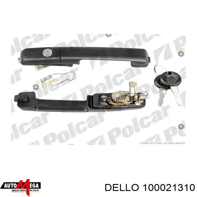100021310 Dello/Automega ручка передньої двері зовнішня права