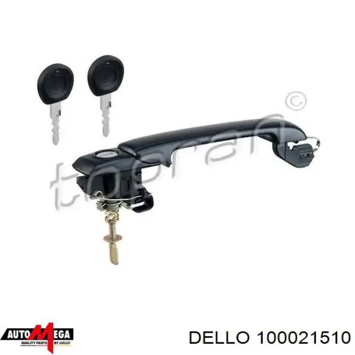 100021510 Dello/Automega Ручка передніх дверей зовнішня, ліва
