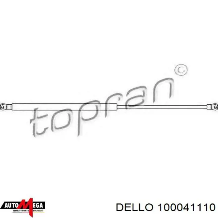 Амортизатор капота 100041110 Dello/Automega