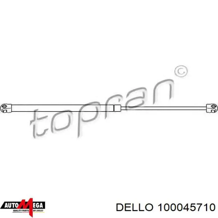 100045710 Dello/Automega амортизатор кришки багажника/ двері 3/5-ї задньої