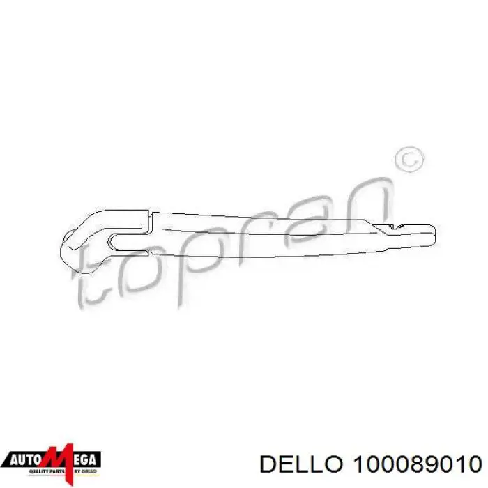 Важіль-поводок склоочисника заднього скла 100089010 Dello/Automega