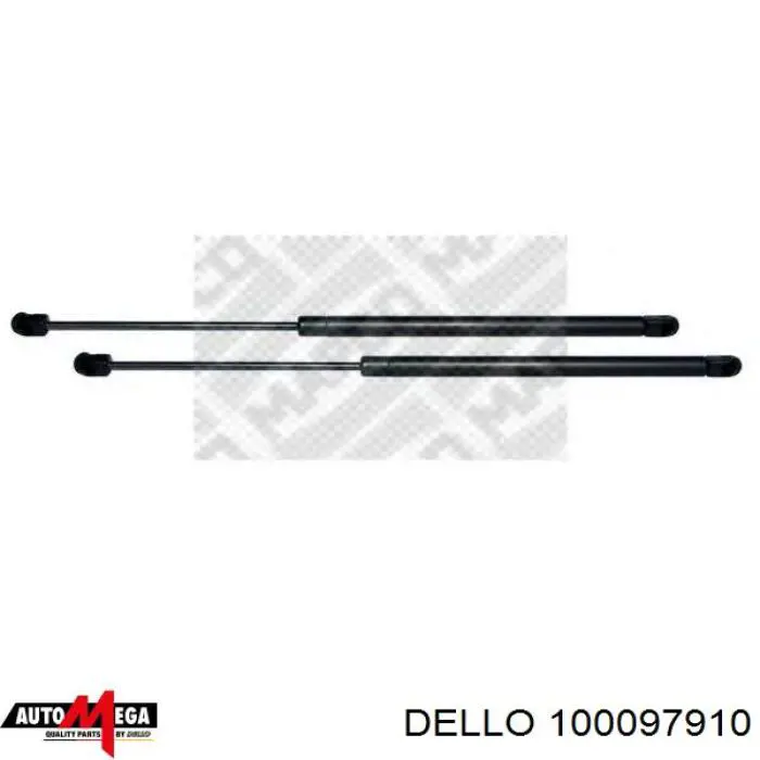 100097910 Dello/Automega Амортизатор кришки багажника / двері 3/5-ї задньої