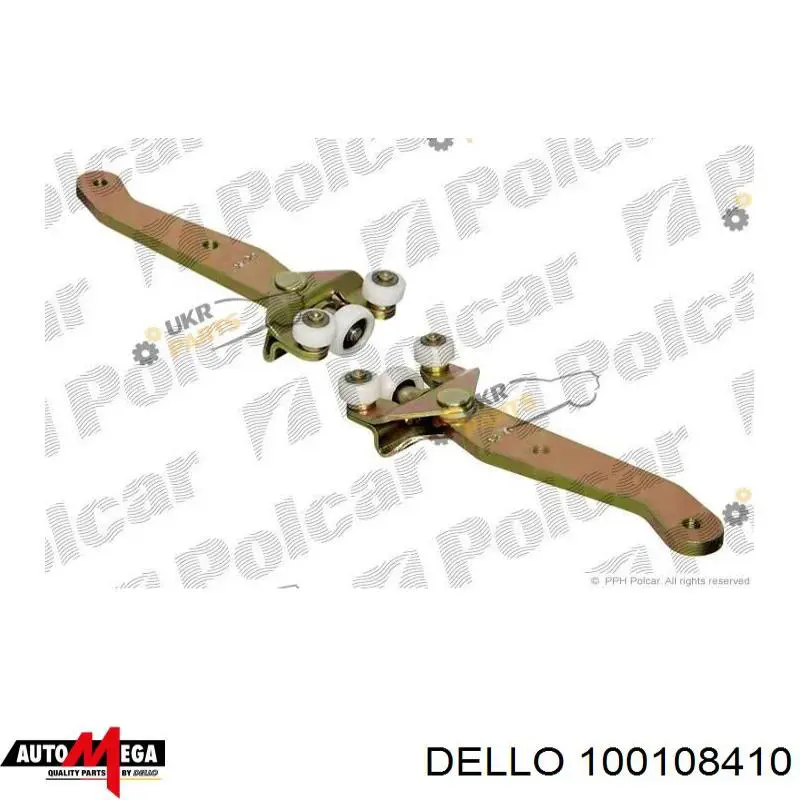 Ролик дверей бічних/зсувних, правий нижній Dello/Automega 100108410