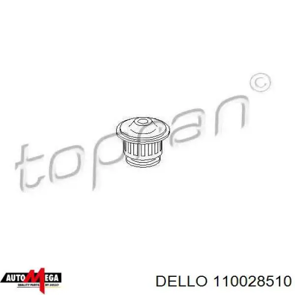 Сайлентблок передній балки/підрамника 110028510 Dello/Automega
