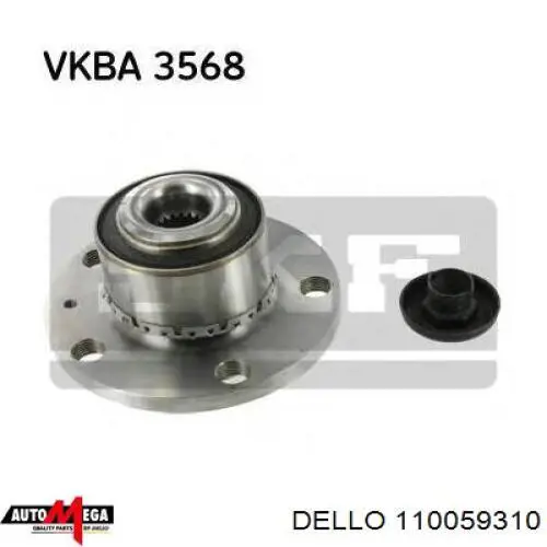 Маточина колеса передня Dello/Automega 110059310 ціна, від 34.36 USD