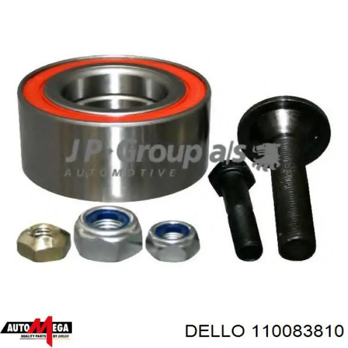 Комплект підшипник маточини передньої Dello/Automega 110083810 ціна, від 23.77 USD