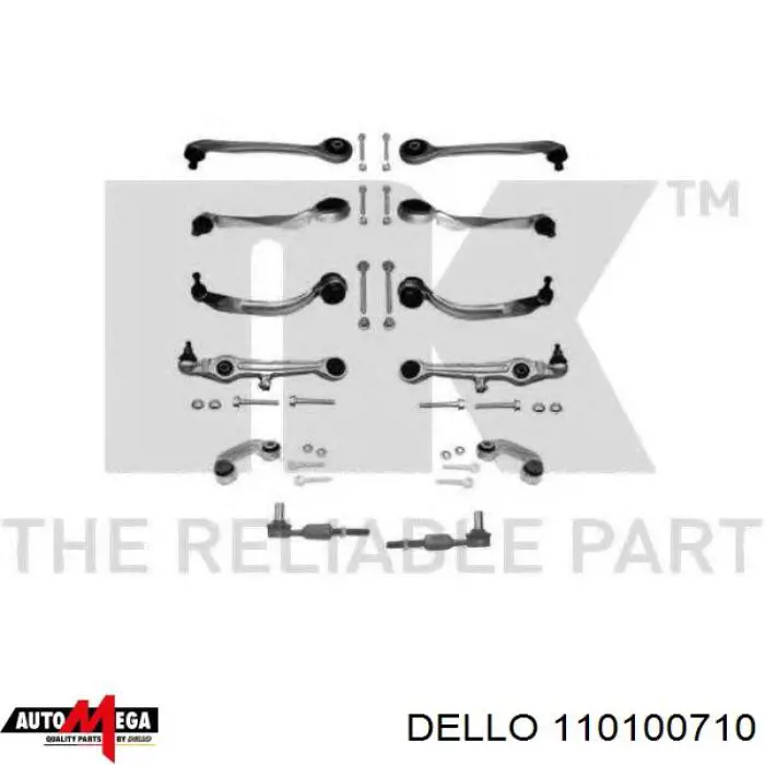 Комплект передніх важелів Dello/Automega 110100710 ціна, від 209.19 USD