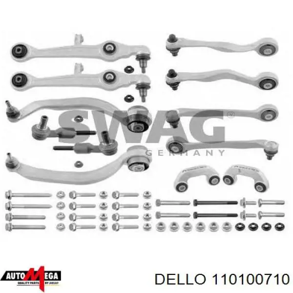 Комплект передніх важелів Dello/Automega 110100710 ціна, від 209.19 USD