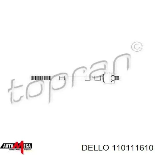 Купити 110111610 Dello/Automega Тяга рульова поздовжня