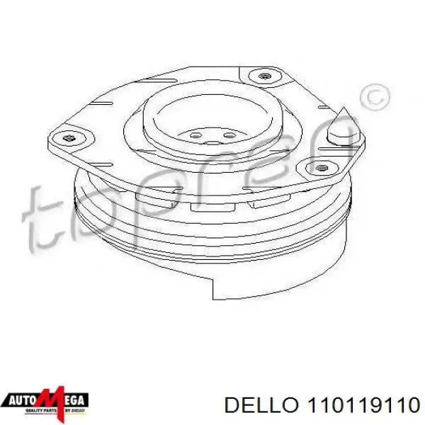 Купити 110119110 Dello/Automega Опора амортизатора переднього