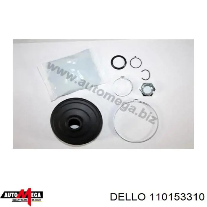 110153310 Dello/Automega пильник шруса внутрішній, передній піввісі