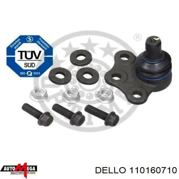 Купити 110160710 Dello/Automega Кульова опора, нижня
