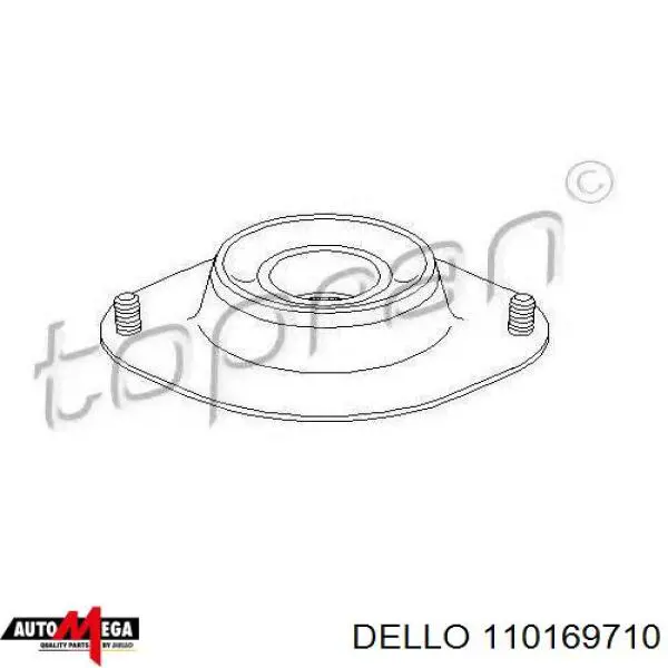 Опора стійки амортизатора переднього Dello/Automega 110169710 ціна, від 12.18 USD