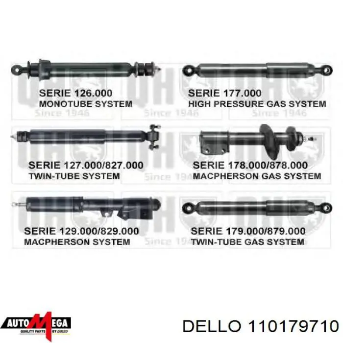 Амортизатор задній Cofap GBL1085Y ціна, від 23.44 USD