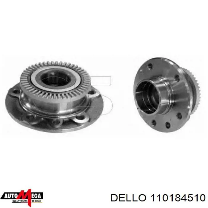 Передня маточина 110184510 Dello/Automega