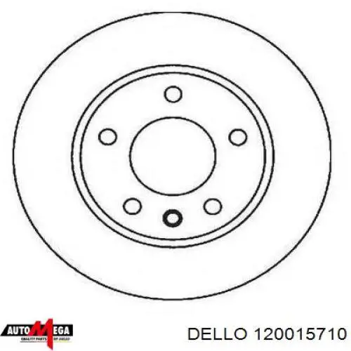 Купити 120015710 Dello/Automega Ротор гальмівний