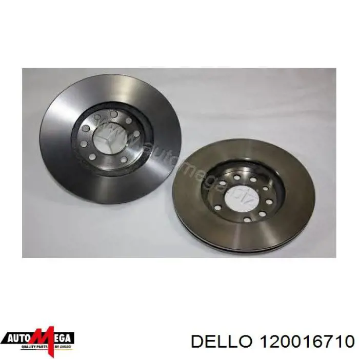 Гальмівні диски передні 120016710 Dello/Automega