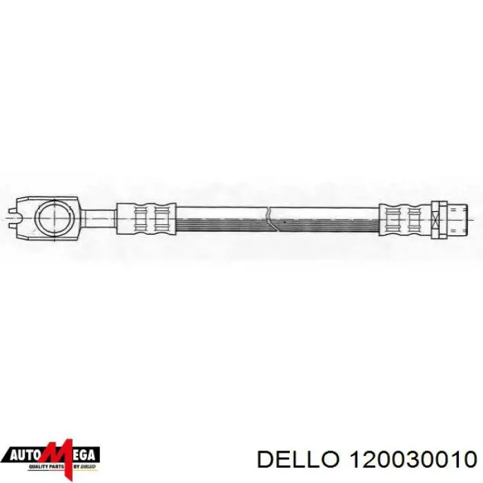 Шланг гальмівний задній 120030010 Dello/Automega