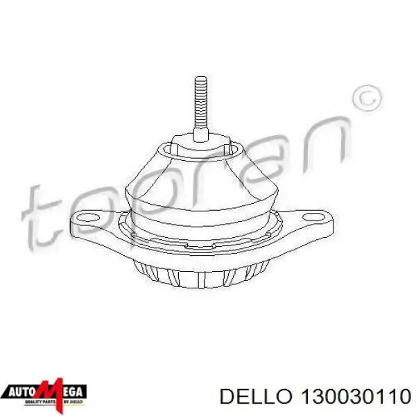 Подушка (опора) двигуна ліва/права 130030110 Dello/Automega