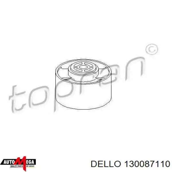 Подушка (опора) двигуна, задня (сайлентблок) 130087110 Dello/Automega