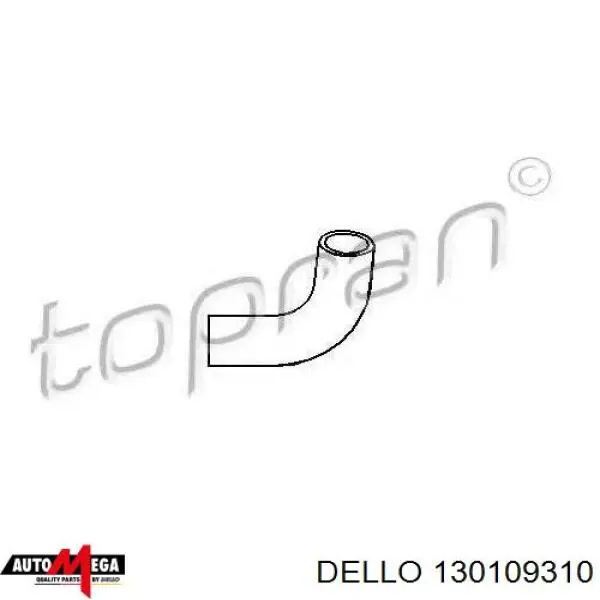 Трубка картера повітряна Dello/Automega 130109310 ціна, від 3.03 USD
