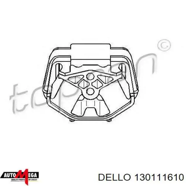 Подушка (опора) двигуна, задня Dello/Automega 130111610 ціна, від 23.85 USD