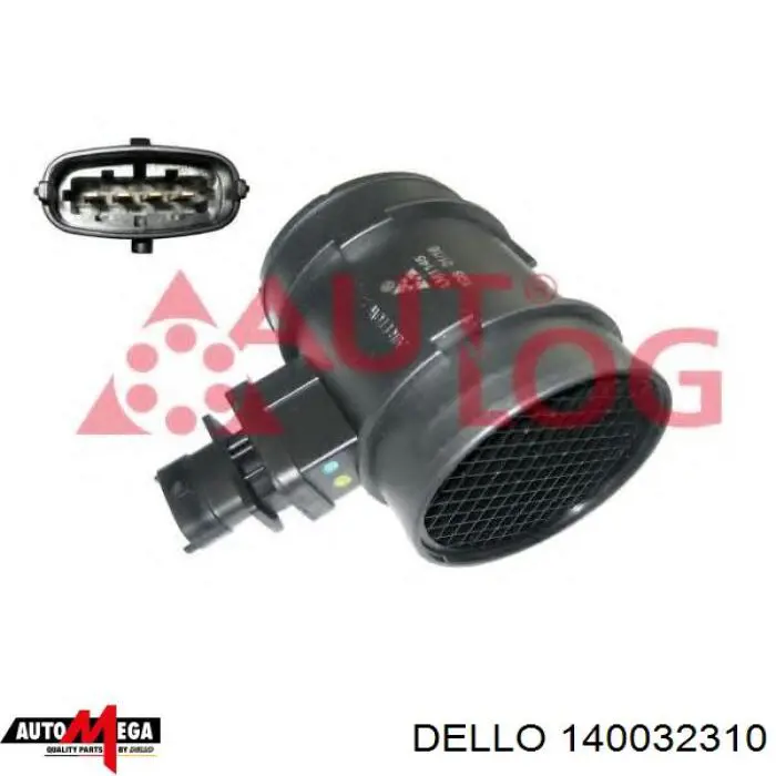 Датчик масової витрати повітря Dello/Automega 140032310 ціна, від 22.80 USD