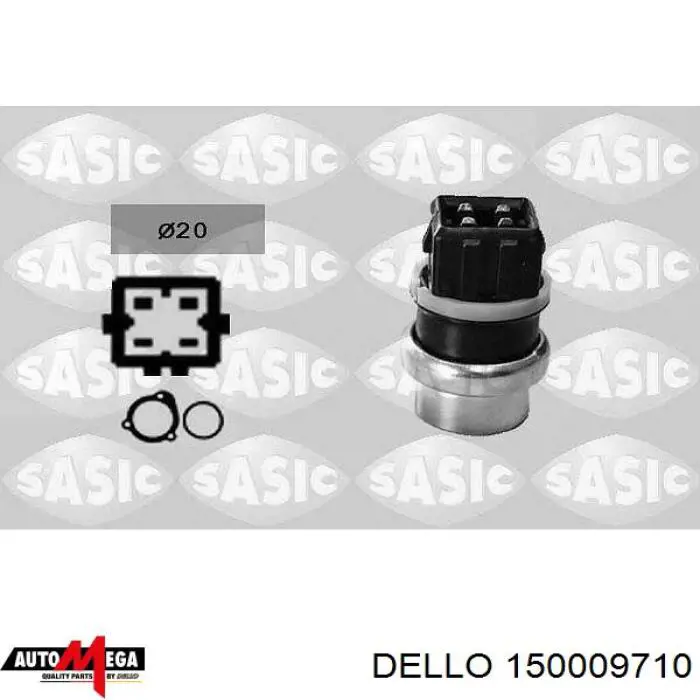 150009710 Dello/Automega датчик температури охолоджуючої рідини