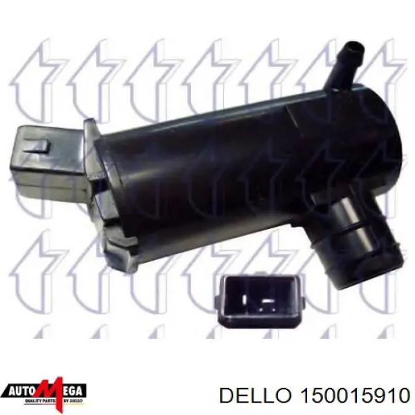 Насос-двигун омивача скла, перед/зад 150015910 Dello/Automega
