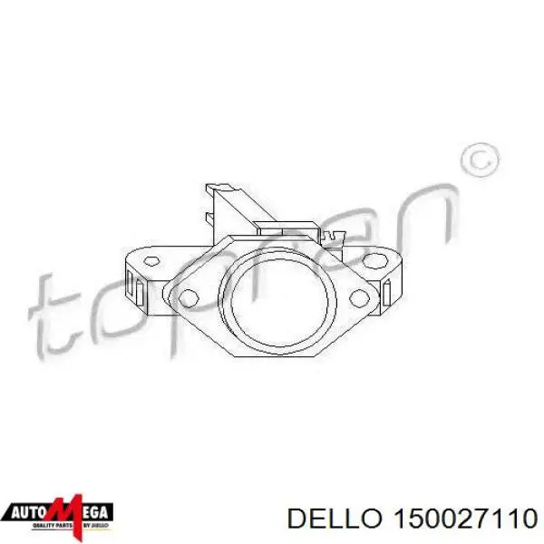 Реле зарядки генератора Dello/Automega 150027110 ціна, від 7.29 USD