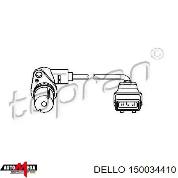 Датчик обертів колінвалу Dello/Automega 150034410 ціна, від 21.08 USD