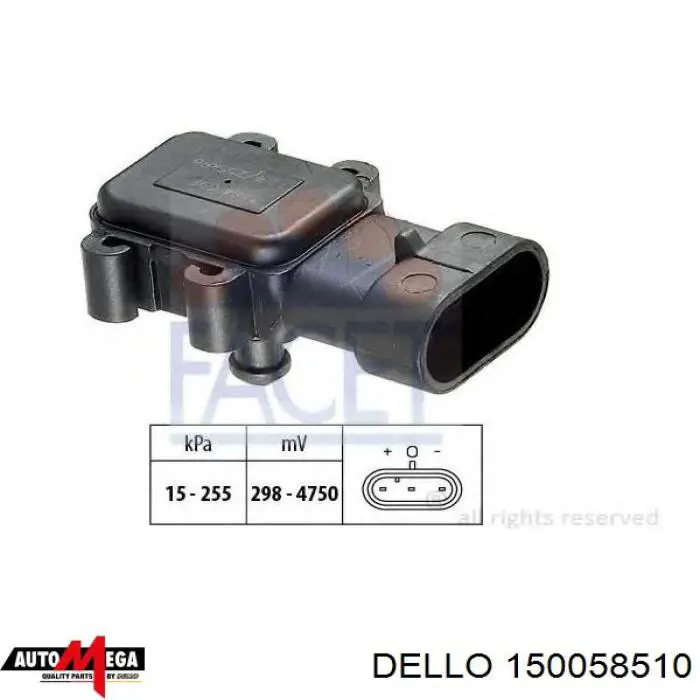150058510 Dello/Automega Датчик наддува