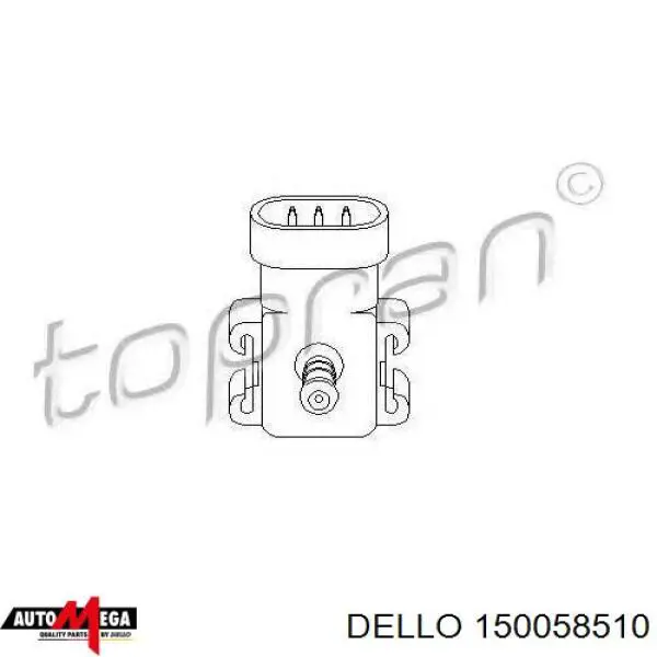 MAP сенсор Dello/Automega 150058510 ціна, від 10.22 USD