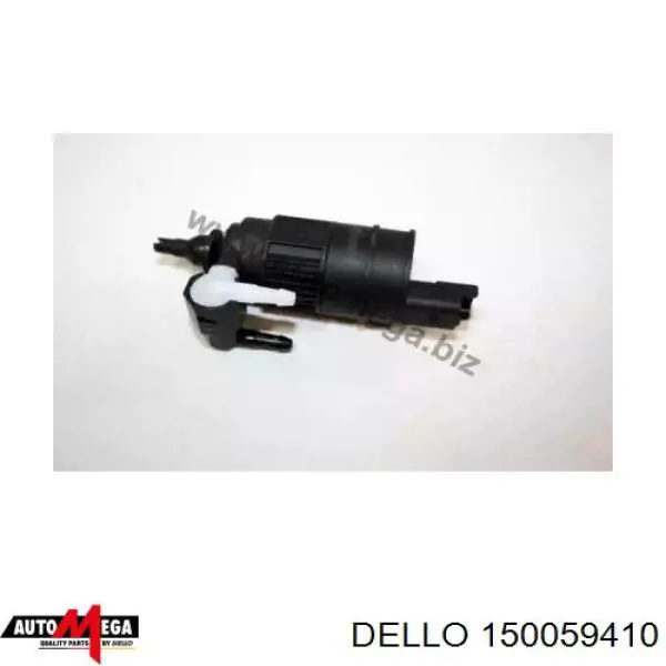 Насос-двигун омивача скла, перед/зад 150059410 Dello/Automega