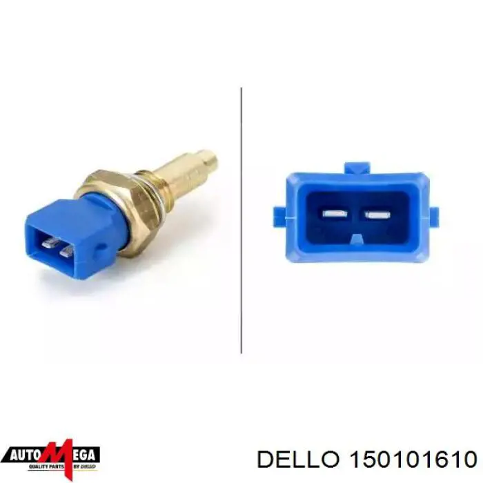 Термодатчик охолоджуючої рідини Dello/Automega 150101610 ціна, від 6.91 USD
