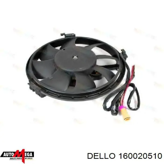 Вентилятор радіатора Dello/Automega 160020510 ціна, від 33.86 USD