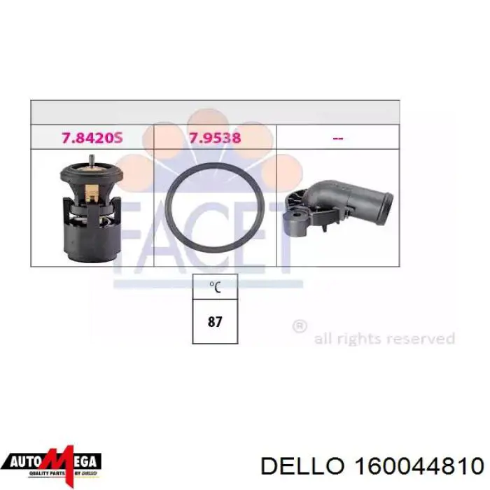 160044810 Dello/Automega Авто термостат
