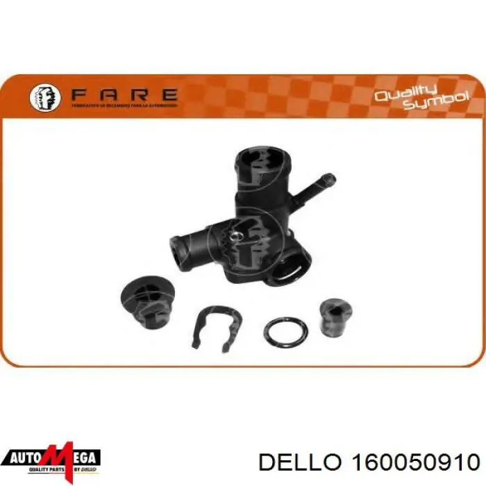 Фланець системи охолодження (трійник) Dello/Automega 160050910 ціна, від 2.82 USD