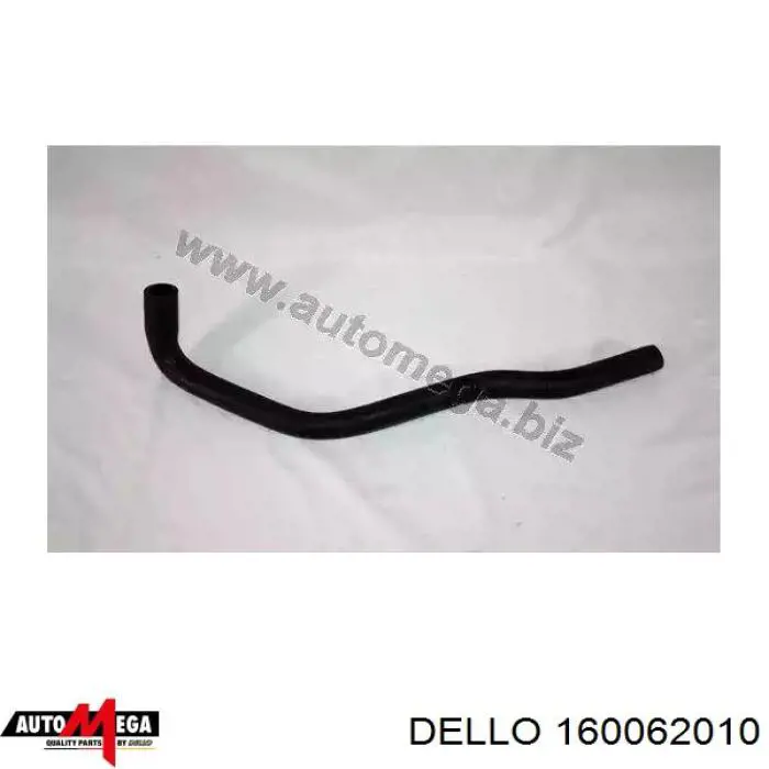 160062010 Dello/Automega Шланг радіатора опалювача/грубки, подача