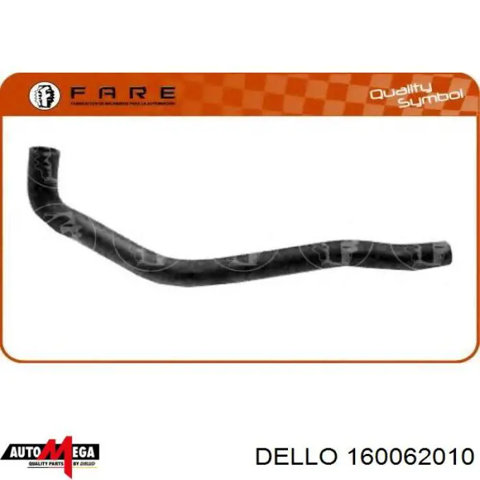 Шланг радіатора опалювача/пічки, подача Dello/Automega 160062010 ціна, від 4.11 USD