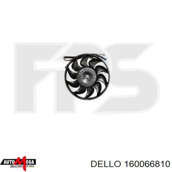 Вентилятор охолодження Dello/Automega 160066810