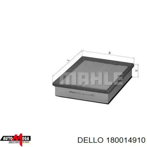 Паливний фільтр 180014910 Dello/Automega