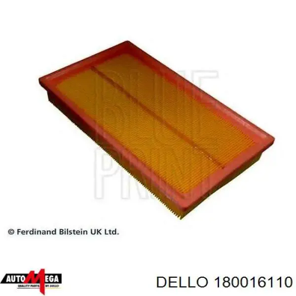 Повітряний фільтр 180016110 Dello/Automega