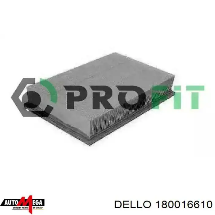 Повітряний фільтр 180016610 Dello/Automega