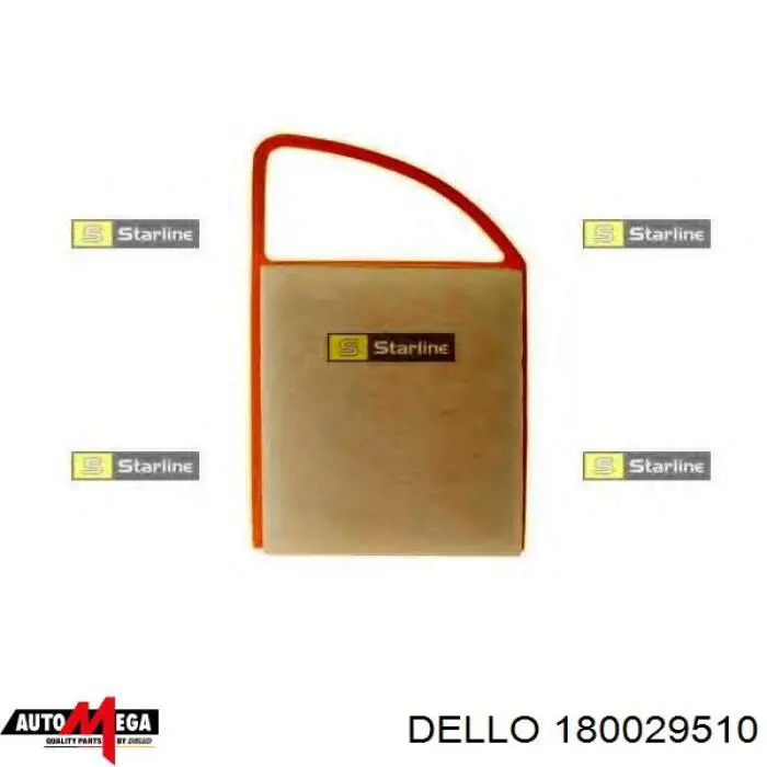 Елемент повітряного фільтра Dello/Automega 180029510 ціна, від 6.35 USD
