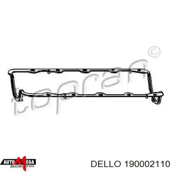 190002110 Dello/Automega прокладка піддону картера двигуна